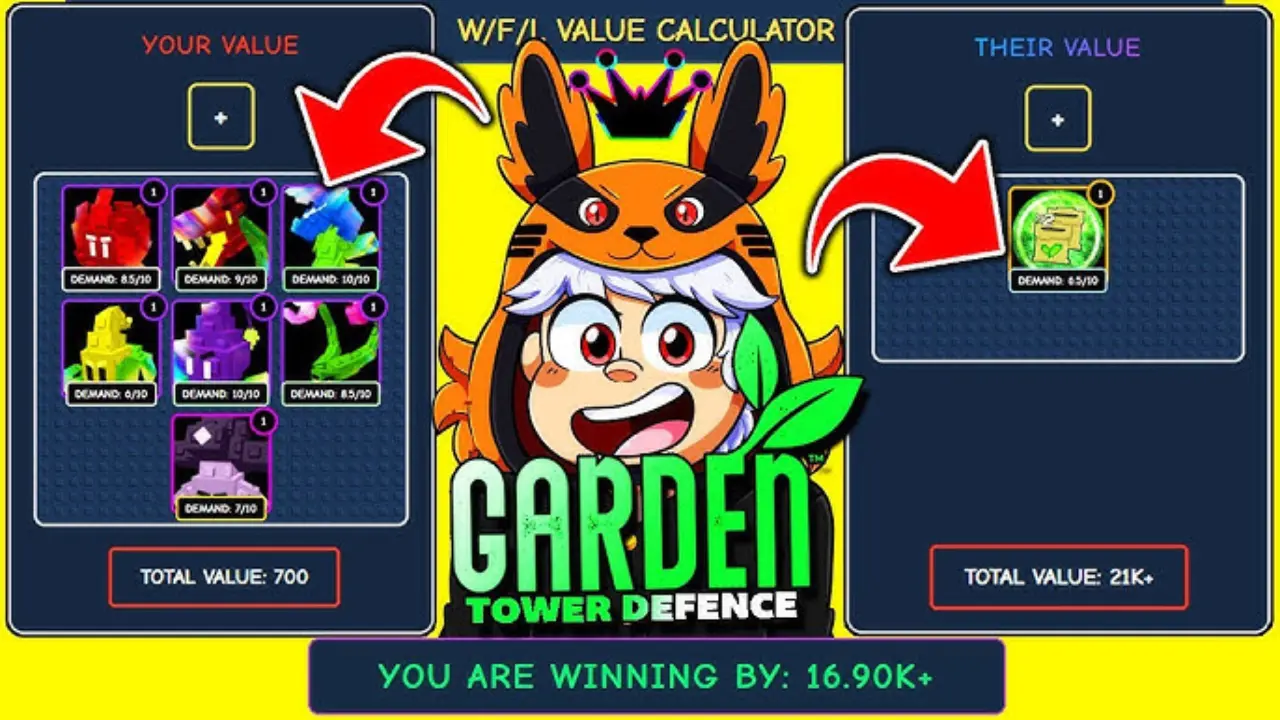 garden tower defense value